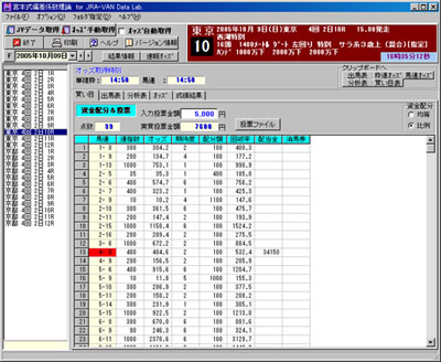�{�{���΍��W�����_ for JRA-VAN Data Lab.